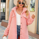 Zeagoo Button Down Winter Warm Brushed Jacket