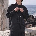 French Retro Accordion Pleated Shirt