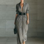 Zephyrine | Pleated Maxi Dress