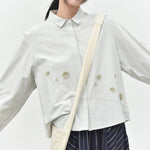 Womenâ€™s Line Embroidery 3D Casual Shirt