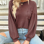 Zeagoo Long Sleeve Backless Hollow Knit Sweater for Women Casual Work Office Loose Fit 2026 | Under