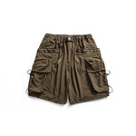 Large Pockets Loose-fitting Casual Shorts