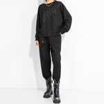 Loose Crew Neck 3D Decorative T-shirt