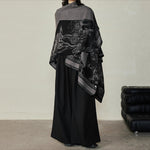 Warm Double-layer Knitted Shawl