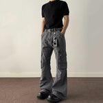 American Vintage Flared Multi-pocket Overalls