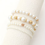 Camille™ | Beaded and Heart Bracelet Set