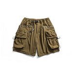 Large Pockets Loose-fitting Casual Shorts