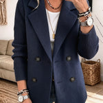 Carla | Elegant blazer with mesh sleeves