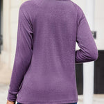 Zeagoo Women Long Sleeve Shirts Casual Pleated Tunic Blouses