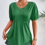 Zeagoo Blouse Women's V-Neck Casual T-Shirt (DE Only)