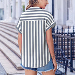 Zeagoo Short Sleeve Summer Tops Casual Button Down Shirts