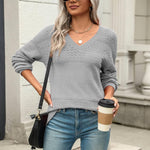 Zeagoo Pullover Women's Ribbed Knit Jumper (DE Only)
