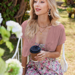 Zeagoo Bolero Chiffon Festive Short Sleeve Bolero Jacket (DE Only)