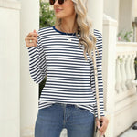 Zeagoo 3 Pack Long Sleeve Shirts for Women Loose Fit Basic Tee Tops