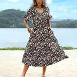 Zeagoo Summer Dresses Midi Tiered Casual Dress
