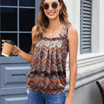 Zeagoo  Tank Tops Square Neck Loose Fit Going Out Tops