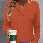 Zeagoo Sweaters for Women Long Sleeve Shirts V Neck Knit Pullover