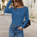 Zeagoo Knitted Pullover Ribbed Long Sleeve Pullover (DE Only)
