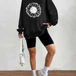 Zeagoo  Oversized Sweatshirts Graphic Print Tops