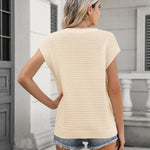 Zeagoo Cap Sleeve Sweater Vest Knit Sweater