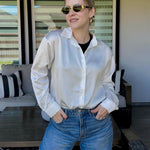 Zeagoo Blouses for Women Silk Button Down Shirts
