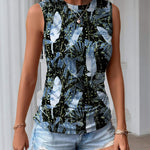 Zeagoo Ruched Tank Tops Dressy Casual Shirts