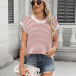 Zeagoo Cap Sleeve Sweater Vest Knit Sweater