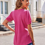 Zeagoo Blouse Women's V-Neck Casual T-Shirt (DE Only)