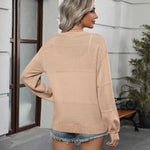 Zeagoo Cardigan Long Sleeve Crochet Shrug Soft Knit Sweater