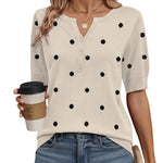 Zeagoo Casual V Neck Short Sleeve Knit Sweater (US Only)