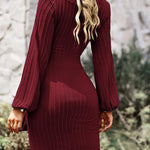 Zeagoo Women's Casual Knit Dress Long Sleeve Bodycon Dress
