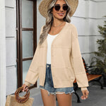 Zeagoo Cardigan Long Sleeve Crochet Shrug Soft Knit Sweater