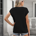 Zeagoo Cap Sleeve Sweater Vest Knit Sweater