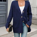 Zeagoo Womens Long Sleeve Chunky Cable Knit Cardigans