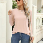 Zeagoo 3 Pack Long Sleeve Shirts for Women Loose Fit Basic Tee Tops