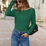 Zeagoo Knitted Pullover Ribbed Long Sleeve Pullover (DE Only)