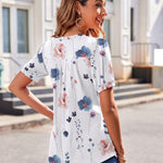 Zeagoo Blouse Women's V-Neck Casual T-Shirt (DE Only)