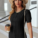 Women Vintage Short Sleeve Cardigan Elegant Button Up Bolero Shrugs for Dresses S-XXL - Zeagoo (Us Only)