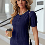 Women Vintage Short Sleeve Cardigan Elegant Button Up Bolero Shrugs for Dresses S-XXL - Zeagoo (Us Only)