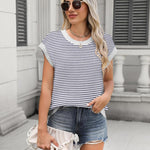 Zeagoo Cap Sleeve Sweater Vest Knit Sweater