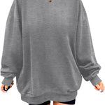 Zeagoo  Oversized Sweatshirts Graphic Print Tops