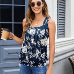 Zeagoo  Tank Tops Square Neck Loose Fit Going Out Tops