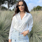 Zeagoo Blouses for Women Silk Button Down Shirts
