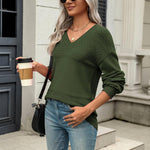 Zeagoo Pullover Women's Ribbed Knit Jumper (DE Only)