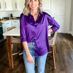 Zeagoo Blouses for Women Silk Button Down Shirts
