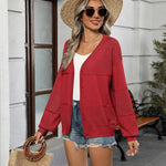 Zeagoo Cardigan Long Sleeve Crochet Shrug Soft Knit Sweater