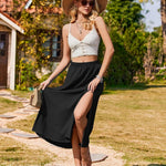 Zeagoo Skirt Women's Elegant Printed Skirt Boho Beach Skirt (DE Only)