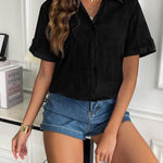 Zeagoo Women Linen Button Down Shirt