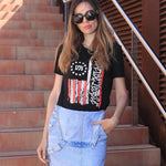 Zeagoo Flag Shirts Short Sleeve Patriotic Shirt 4th of July Tee