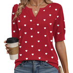 Zeagoo Casual V Neck Short Sleeve Knit Sweater (US Only)